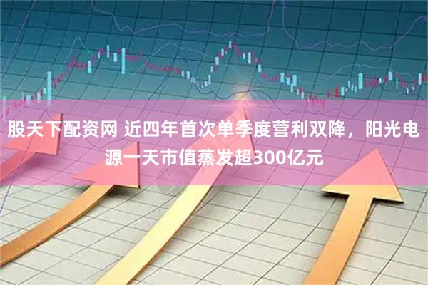 股天下配资网 近四年首次单季度营利双降，阳光电源一天市值蒸发超300亿元